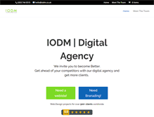 Tablet Screenshot of iodm.co.uk